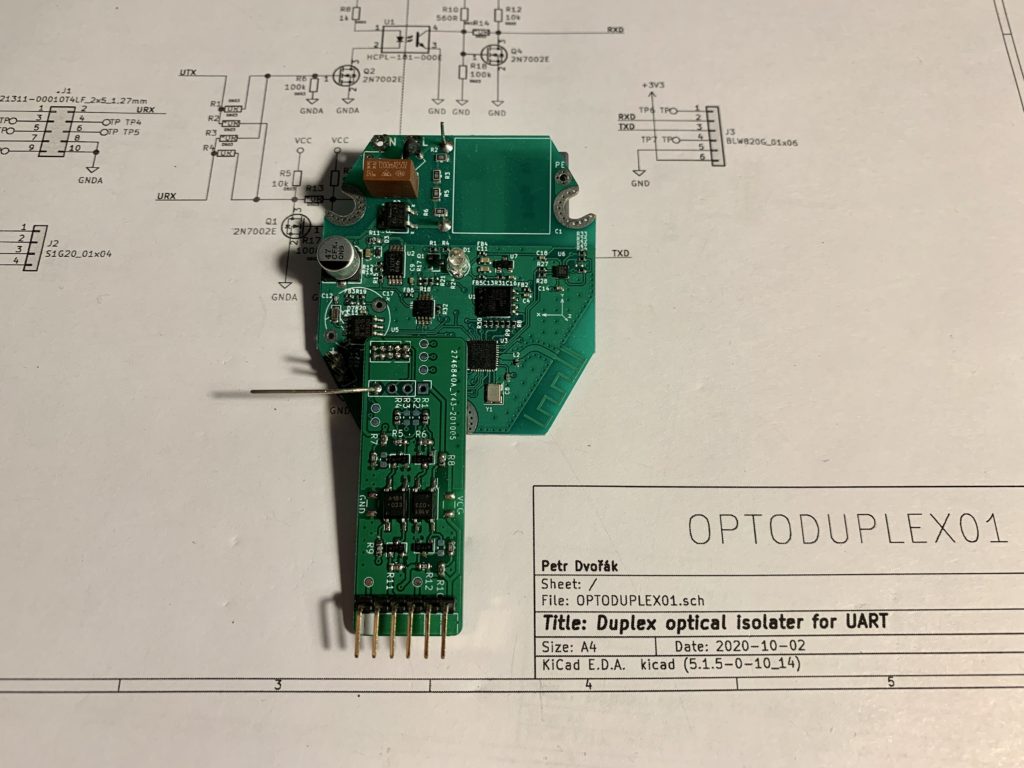 Optoduplex02 ve finální aplikaci