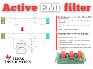 Active EMI filter by TI
